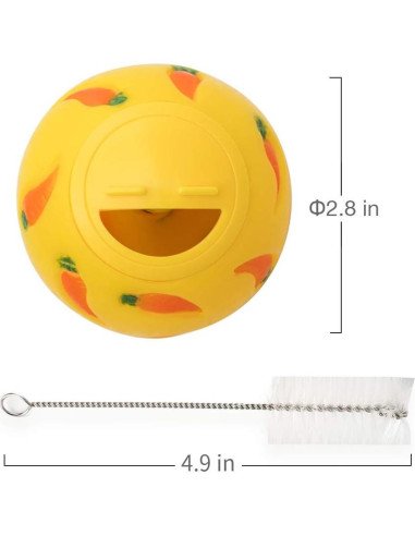 Bola de Golosinas Niteangel para Cobayas y Conejos - Pequeña Azul