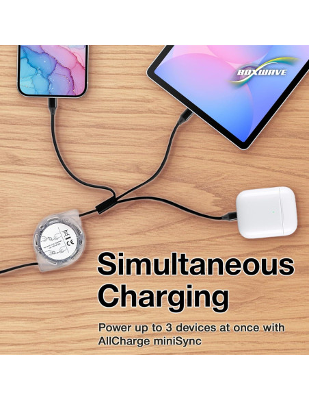 Cable Retráctil BoxWave para Tribit StormBox 2 - USB Portátil