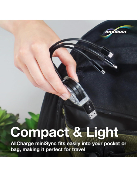 Cable Retráctil BoxWave para Tribit StormBox 2 - USB Portátil