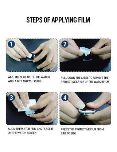 3 Protectores de Pantalla Futanwei para Reloj Merryking AM06C