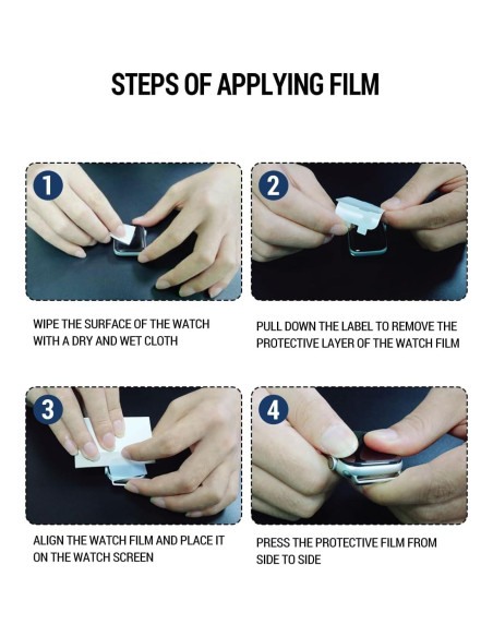 3 Protectores de Pantalla Futanwei para Reloj Merryking AM06C