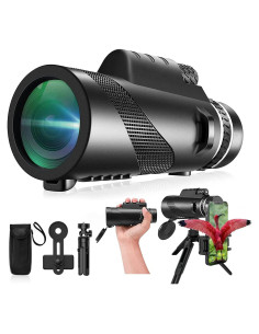 Monocular 80x100 PhysioPhyx Alta Definición con Adaptador Smartphone