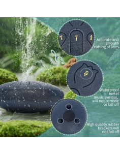 Tambor de Lluvia Yasisid de Acero 6" 11 Notas Azul 2