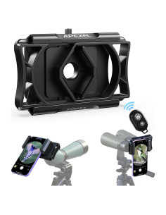 Adaptador de Teléfono APEXEL para Telescopio y Microscopio
