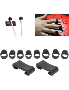 Cubiertas para dedos de tambor de lengua Tomantery - 8 PCS 2