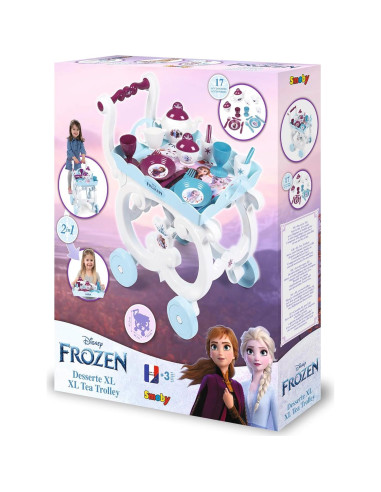 Carrito de Té XL Smoby Frozen 2 con 17 Accesorios