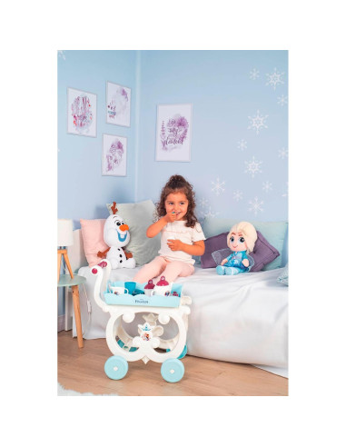 Carrito de Té XL Smoby Frozen 2 con 17 Accesorios