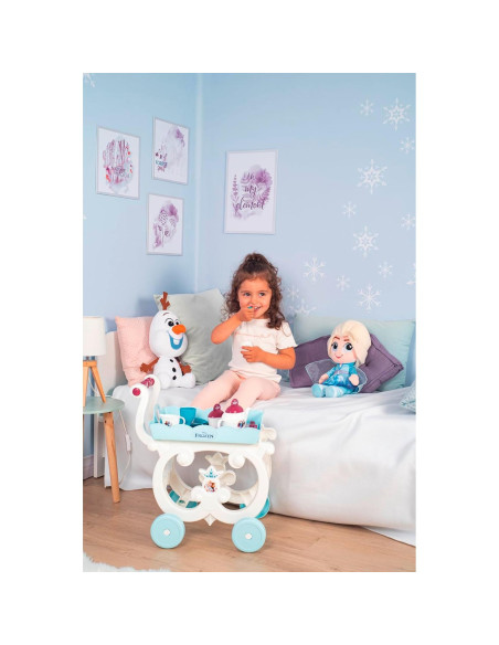 Carrito de Té XL Smoby Frozen 2 con 17 Accesorios