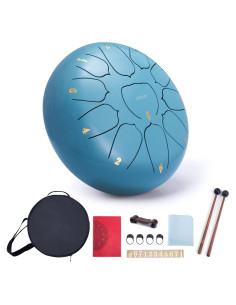 Tambor de Lluvia VixxNoxx 25.4 cm 11 Notas Azul Musgo