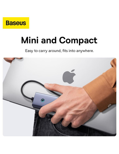 Hub Baseus UltraJoy 6 en 1 USB-C a HDMI 4K + 3xUSB 3.0