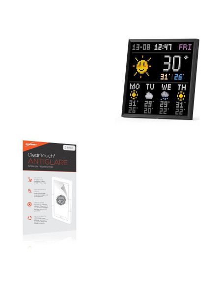 Protector de Pantalla BoxWave Antirreflejo para Divoom Pixoo-64 (2-Pack)