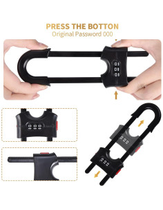 Cerraduras de Gabinete HonesaLoc 4 Piezas Seguridad Infantil 2