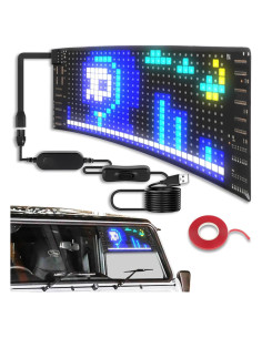 Panel LED Programable FAHKNS 7x3" RGB Control Bluetooth