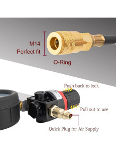 Kit Probador de Fugas de Cilindro Tu-21 para Automóviles y Camiones 2