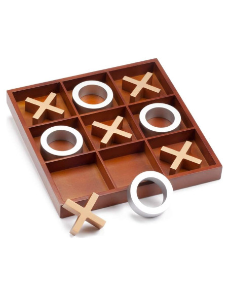 Juego de Tres en Raya Gigante de Madera GSE 35.56 cm