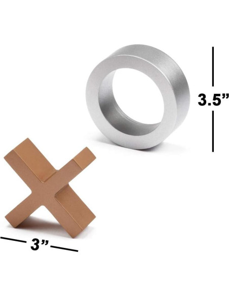 Juego de Tres en Raya Gigante de Madera GSE 35.56 cm