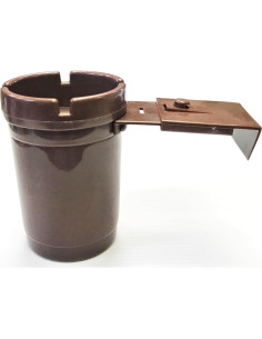 Cenicero de coche HHB Eclipse con brazo removible 10.16 cm 2