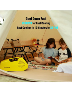 Aire Acondicionado Portátil Drecolotvte 700W 24V Enfriamiento Rápido 2