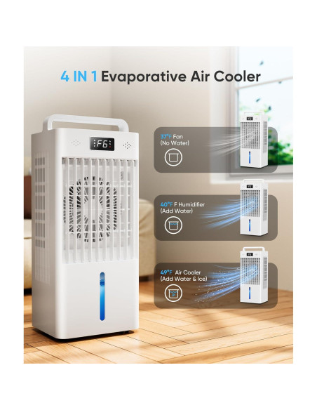 Acondicionador de Aire Portátil Ashihoti FK2408Y 6 Velocidades