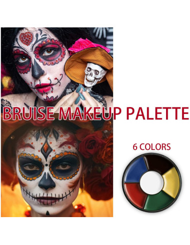 Kit de Maquillaje Efectos Especiales SFX Topcent - Sangre Falsa y Cera