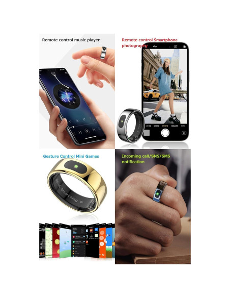 Anillo Inteligente cnBro R08 Monitoreo Salud y Fitness