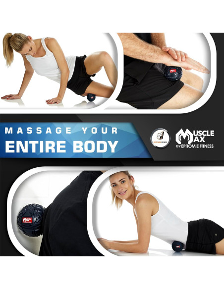 Bola de Masaje Epitomie Fitness Muscle Max 8.13 cm Azul Marino