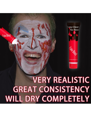 Kit de Maquillaje Efectos Especiales SFX Topcent - Sangre Falsa y Cera