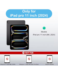 Funda iPad Pro 11" M4 2024 con Teclado Bluetooth Desmontable 2