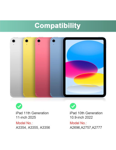 Funda de teclado LAMA con ratón para iPad 11" y 10.9"