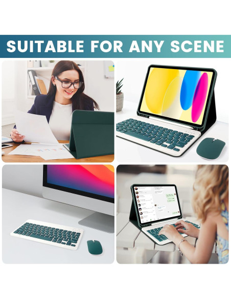 Funda de teclado LAMA con ratón para iPad 11" y 10.9"