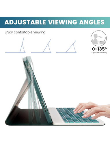 Funda de teclado LAMA con ratón para iPad 11" y 10.9"