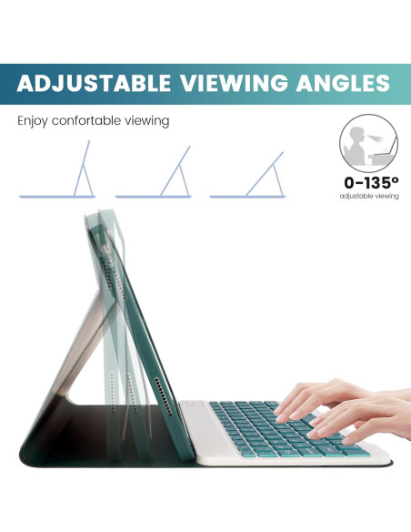 Funda de teclado LAMA con ratón para iPad 11" y 10.9"