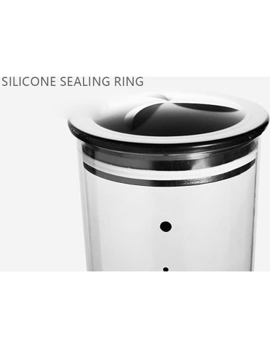 Paquete de 2 dispensadores de cereales CyoutShop 3L Negro