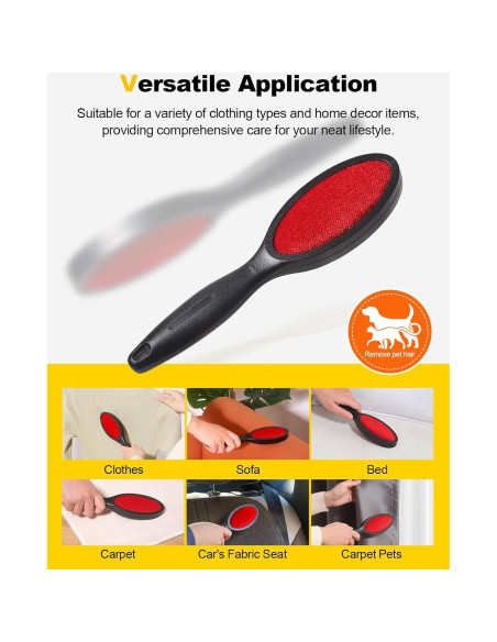 Cepillo para Pelusa Feeke Rojo Reutilizable 2 Unidades