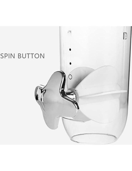 Paquete de 2 dispensadores de cereales CyoutShop 3L Negro