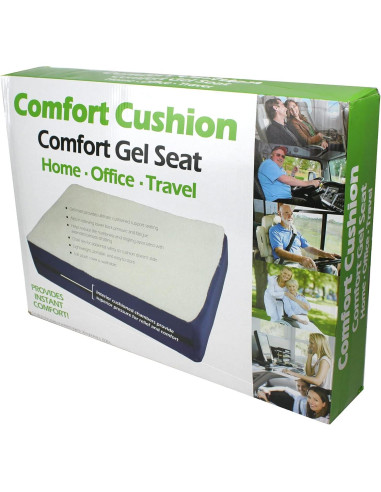 Almohadilla de Asiento Ortopédica 5 Estrellas Gel Espuma 45x35cm