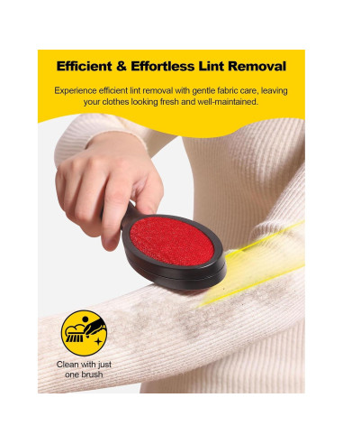 Cepillo para Pelusa Feeke Rojo Reutilizable 2 Unidades