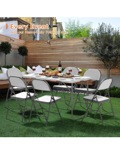 Mesa Plegable Elevon 4 Pies Alta Resistencia para Camping y Picnic 2