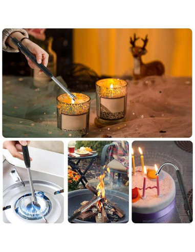 Encendedor Eléctrico SUPRUS Recargable USB Cuello Flexible 360