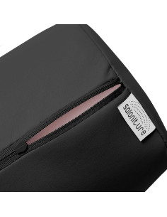 Cojín de Soporte Redondo Saloniture 66 cm Negro - Alta Densidad 2