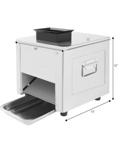 Cortadora de Carne Eléctrica LIANDU-US 850W 150 kg/h Acero Inoxidable 2