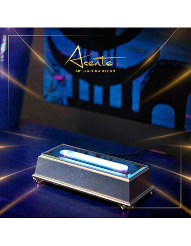 Base de Exhibición LED Asente - Paquete de 2 Luces Blancas 6.35cm