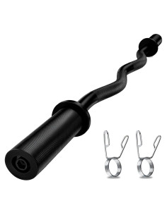 Barra Olímpica EZ Curl Bupans 119.38 cm 500 kg Cromada