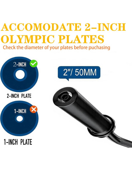 Barra Olímpica EZ Curl Bupans 119.38 cm 500 kg Cromada