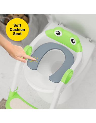 Asiento de Entrenamiento para Baño KOKEBREN con Escalera Ajustable