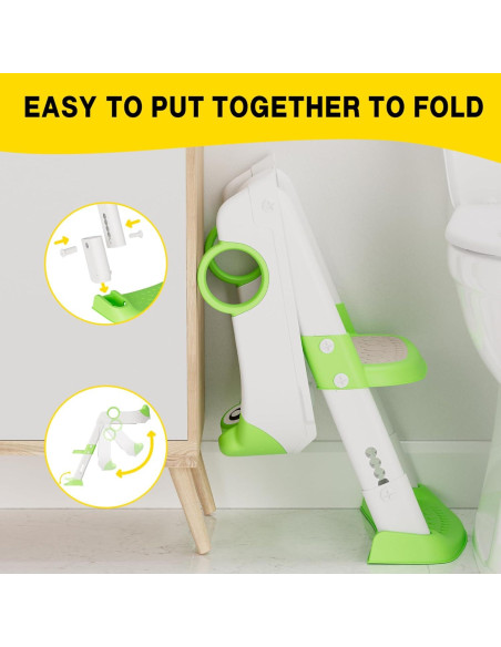 Asiento de Entrenamiento para Baño KOKEBREN con Escalera Ajustable