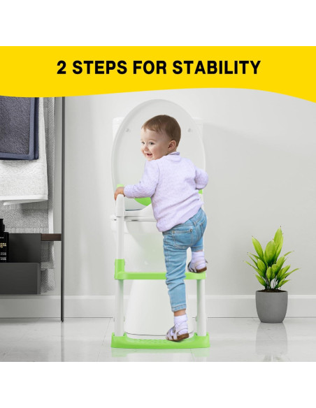 Asiento de Entrenamiento para Baño KOKEBREN con Escalera Ajustable