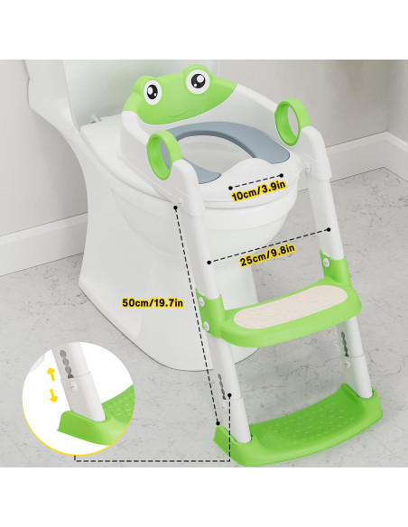 Asiento de Entrenamiento para Baño KOKEBREN con Escalera Ajustable