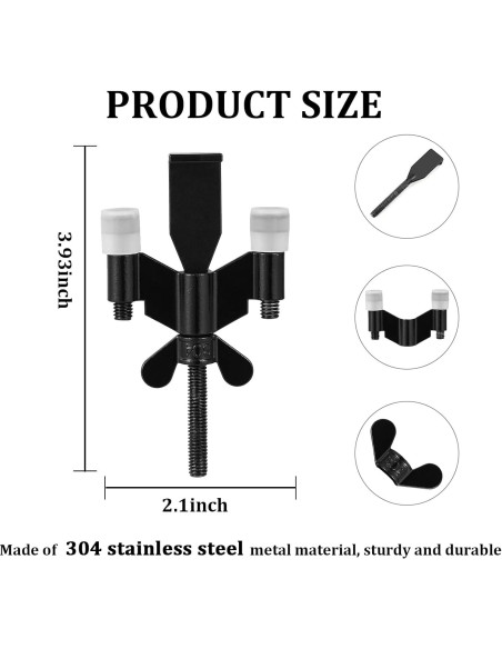 Cerradura de puerta portátil Newlaking, acero inoxidable, seguridad