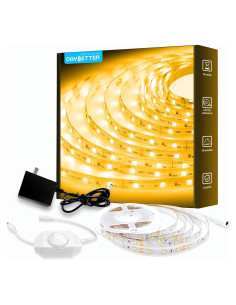 Tira LED regulable 5m blanca cálida DAYBETTER 3000K 12V